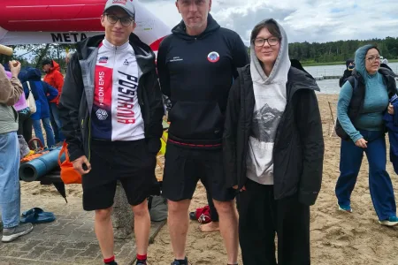 Weekend startowy KS Posnania podczas zawodów triathlonowych i open water