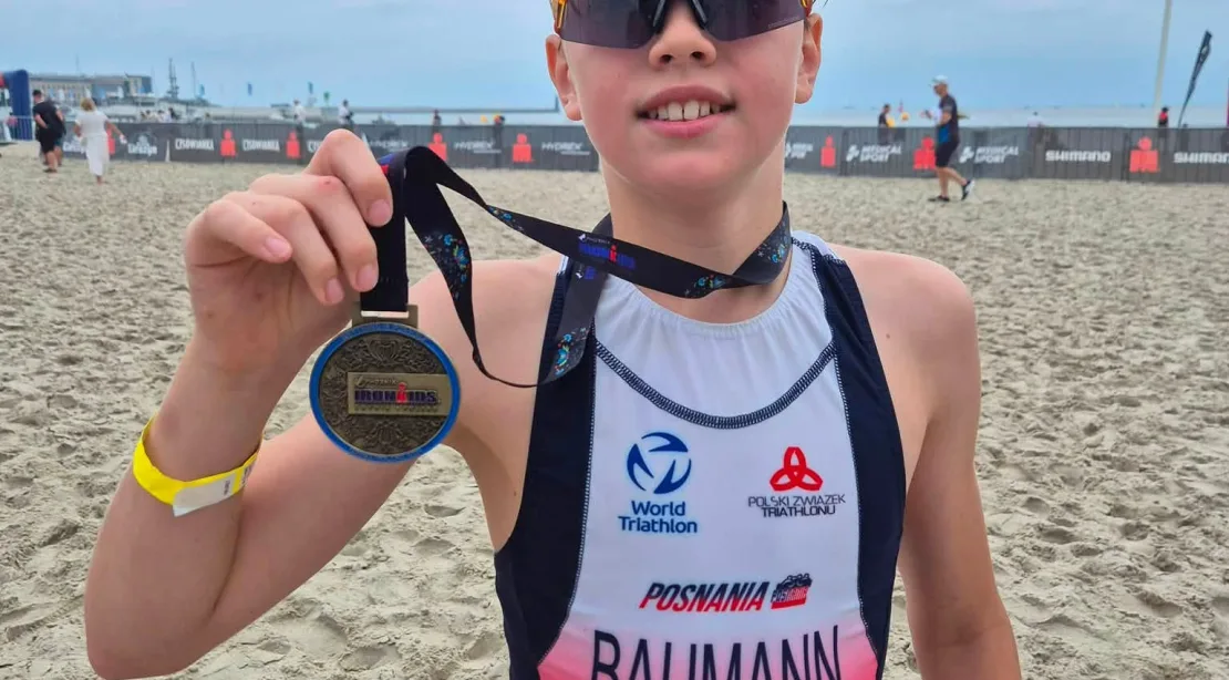 Dorian Baumann podczas PHO3NIX IRONKIDS Gdynia 2026