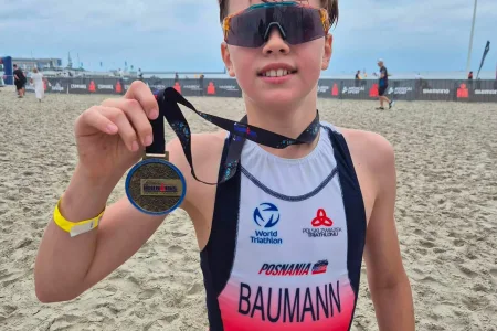 Dorian Baumann podczas PHO3NIX IRONKIDS Gdynia 2026